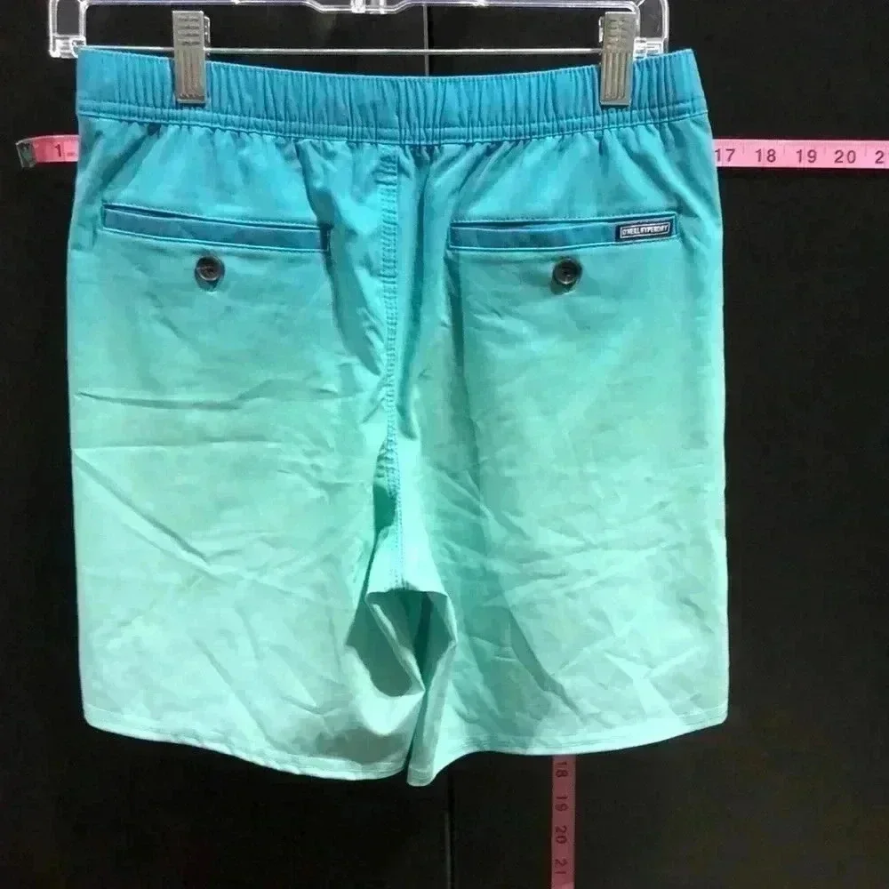 O’Neill Hybrid Ombré aqua shorts,hip/back pockets,lined,elastic drawstring waist